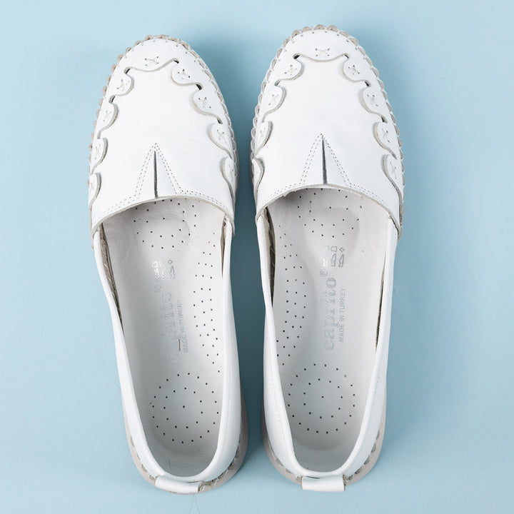Russel Kadın Beyaz Babet Ayakkabı