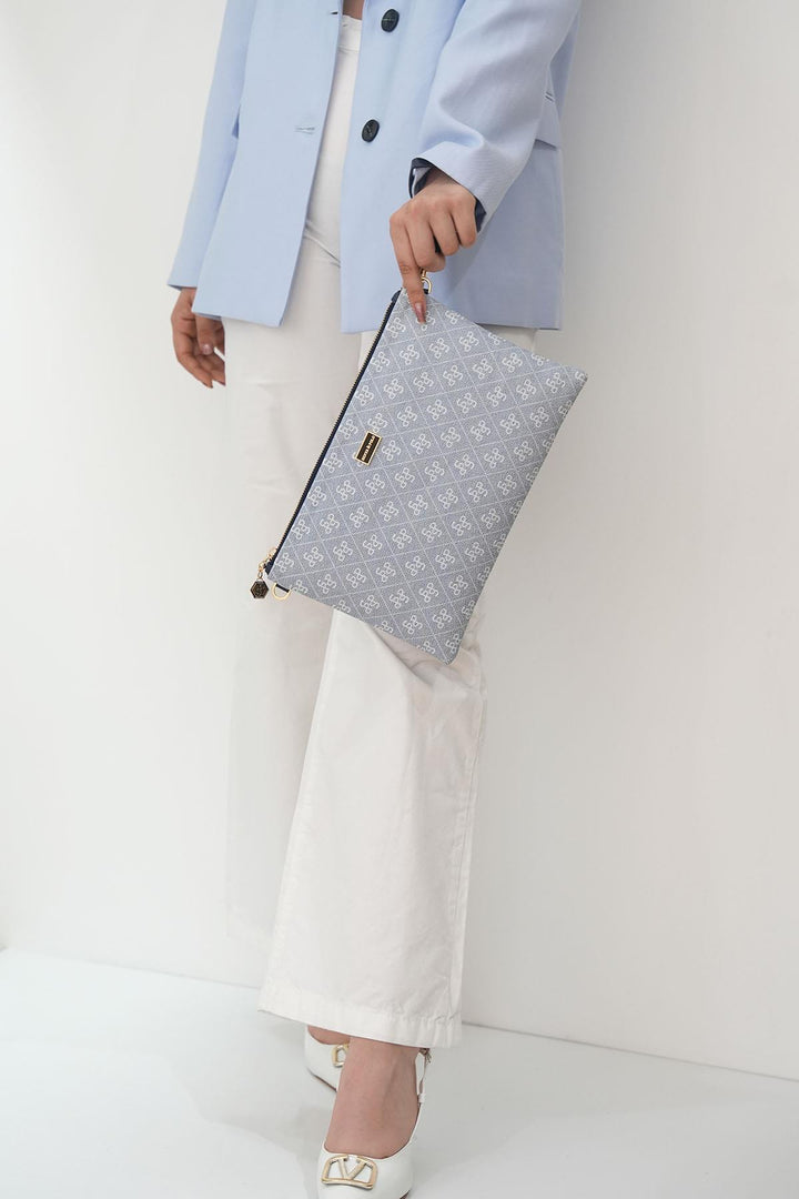 Silver & Polo SP1034 Monogram Kadın Portföy & Clutch